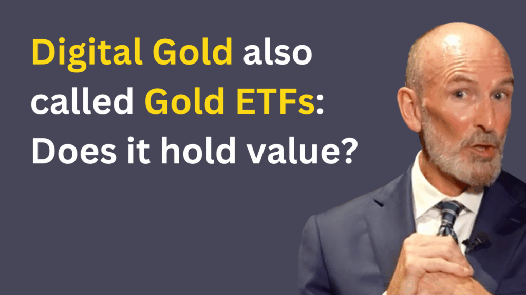 Digital gold vs physical gold explained. Discover whether Gold ETFs truly hold value, how they work, and why physical gold remains the safest asset.